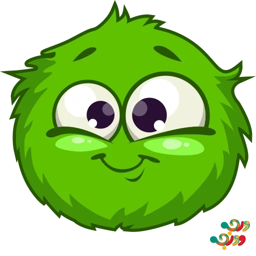 gatto, rainbow puffle, mostro verde, giocattoli sfocati a palla