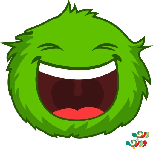 clipart, vettore mostro, mostro verde, volti mostruosi, mostro verde