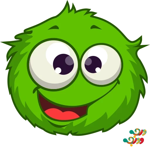 un giocattolo, mostro verde, rainbow puffle, mostro verde