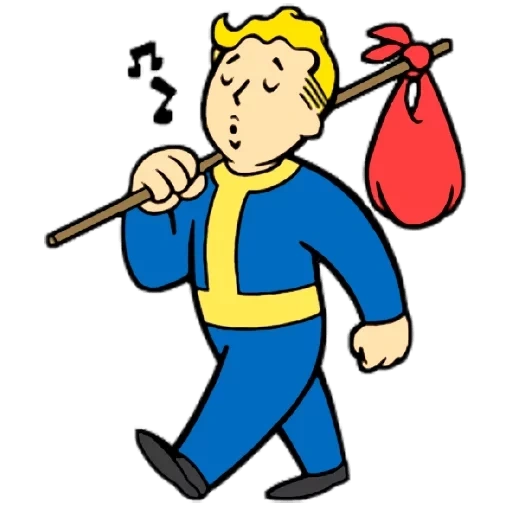 fallout, pipa de hoja caduca, radiación 4 v batalla, pegatinas vault boy, forlot walter porter