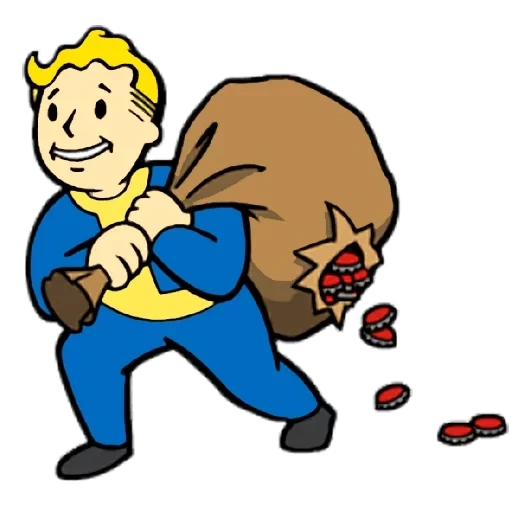 tomber, fallout 4, jeu de retombées, vault des retombées, garçon radio-actif