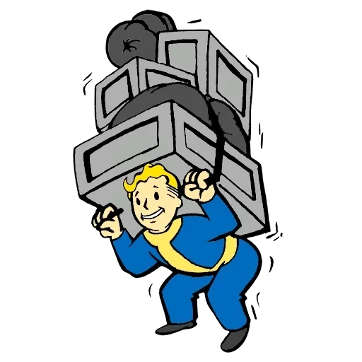 the fallout, vault boy, walter war radiation 2, walter puzzle 3