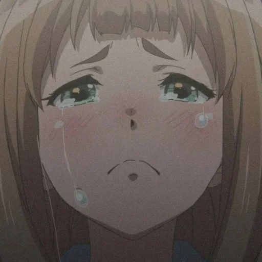 слезы аниме, плачет аниме, грустные аниме, плачущие 2д тян, аниме пикча плачет