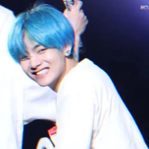 taehyung, bts taehen, kim ta hyun, taehen con i capelli blu, taehen bcs con i capelli blu