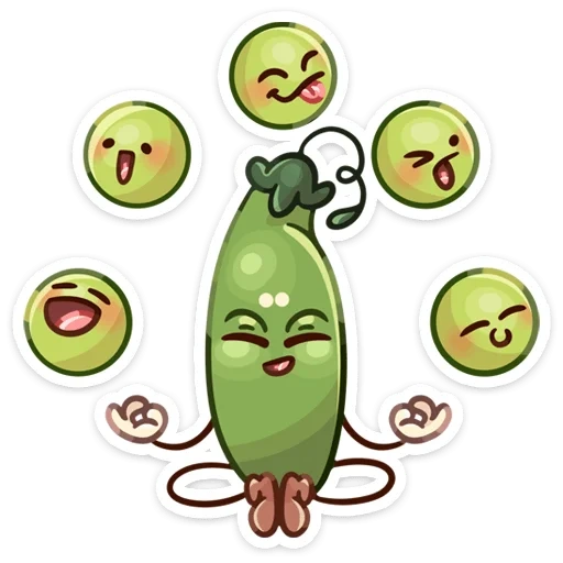 cetriolo malvagio, buon cetriolo, cucumber divertente, piselli da cartone animato