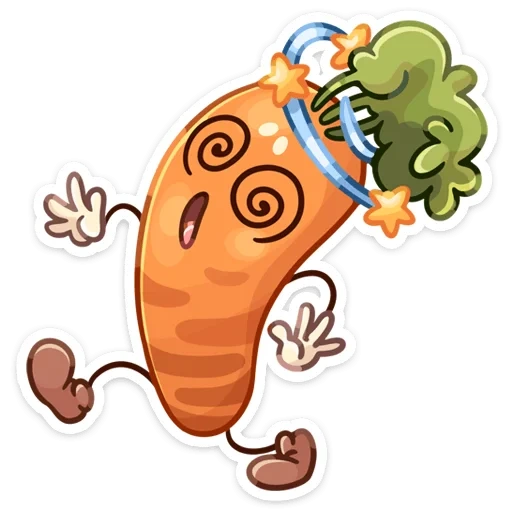 carrot eye, cheerful sausage, carrot illustration, logo food best food