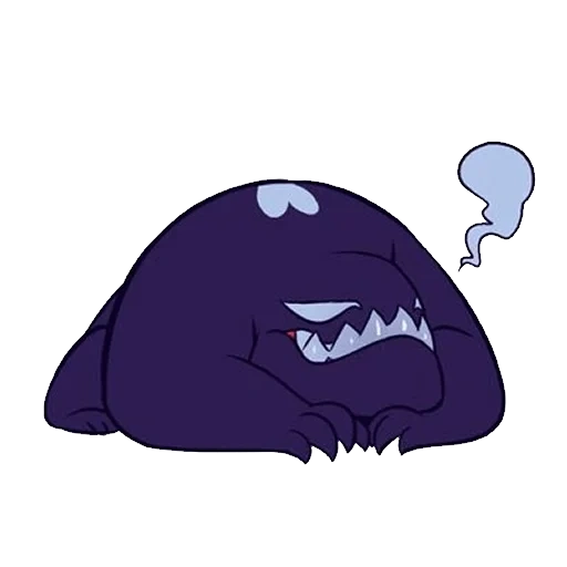anime, bubble twich, monster violet, monster ungu