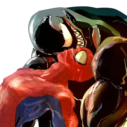 веном, человек-паук, дэдпул человек паук веном, captain marvel venom комикс, рекаченый веном против человека паука
