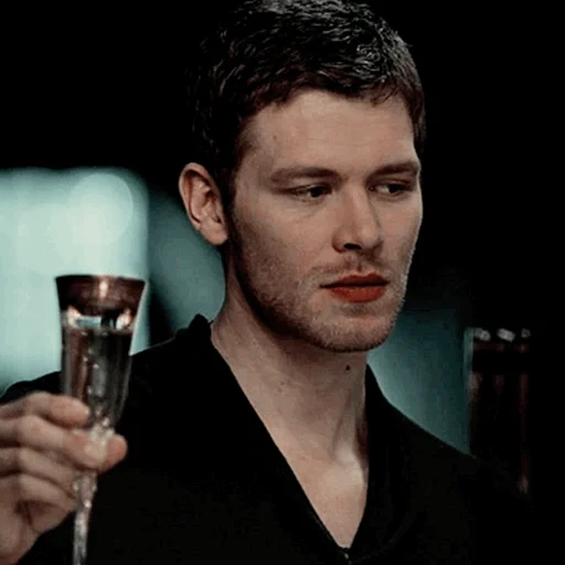 nicklaus, klaus mikaelson, klaus michaelson wine glass, nicklaus michaelson werewolf, nicklaus michaelson black and white