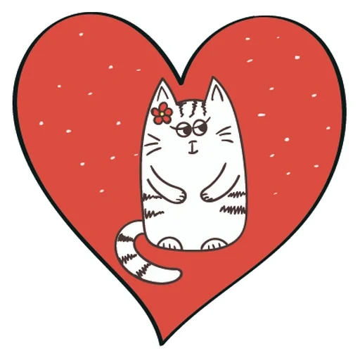 valentine kot, valentinstagskatzen, katze von drei herzen, valentinstag, valentine tg day