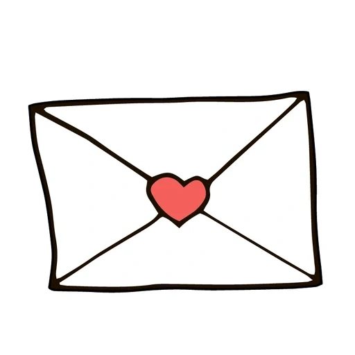 o envelope, foto, carta do ícone, envelope de carta, carta de amor