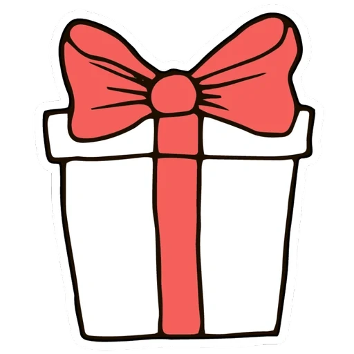 regalo, regalo de dibujo, feliz san valentin, regalo, regalo de caja en el icono superior