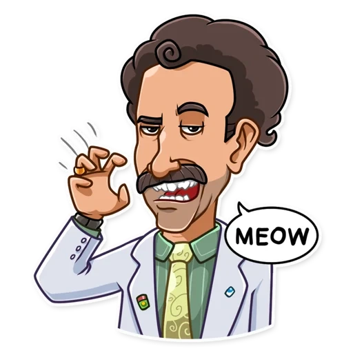 borate, borat stickers, borat sagdiev