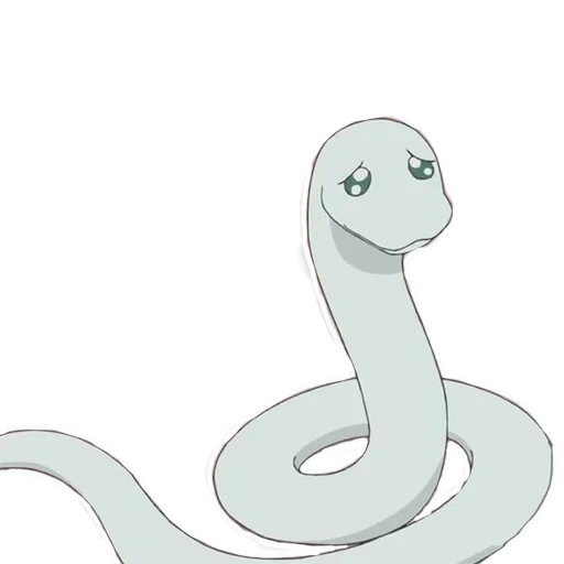 schlange der skizzen, sr snake, schlange mit einem bleistift, weiße schlange mitsuki, anime über weiße schlange