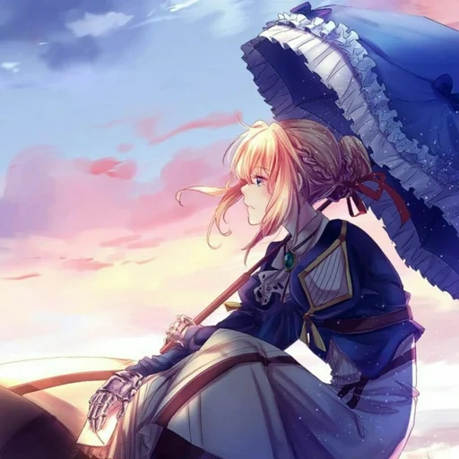 violet evergarden, вайолет эвергарден, вайолет эвергарден wlop, аниме вайолет эвергарден, виолетта эвергарден аниме