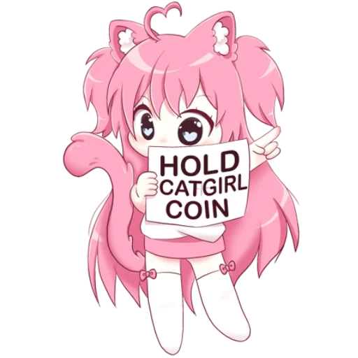 la parete rossa, anime, catgirl, cattedrale di san gimignano, logo catgirl coin