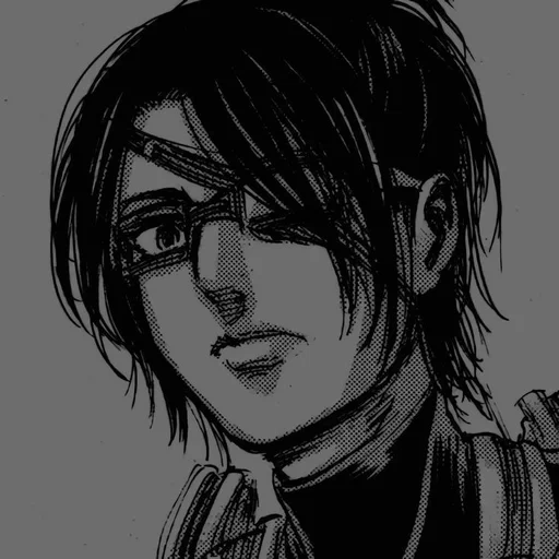 hanji, gravamen de manga, hanji zoe, ataque de los titanes, personajes de anime