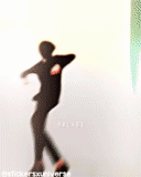 silhouettes, silhouette dansante, la silhouette du danseur, la silhouette d'une personne, silhouette danseuse