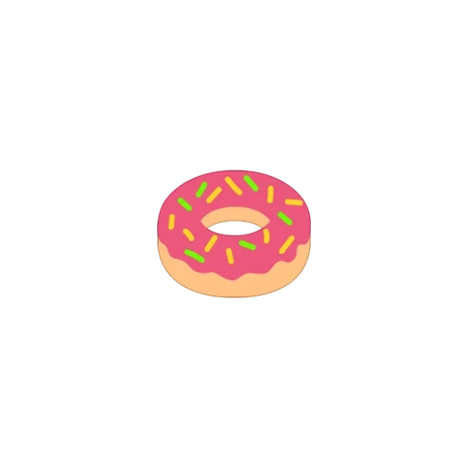 donut, пончики, пончиков, значок пончик, иконка откусанный пончик