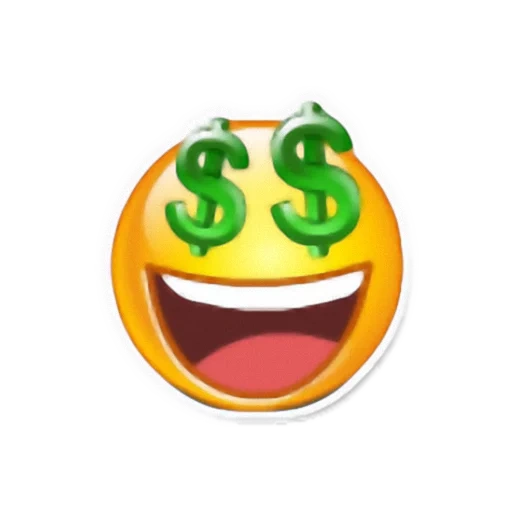 dinero, sonriente, sonrisa dólar, dólar sonriente, smiley en dólares de ojos