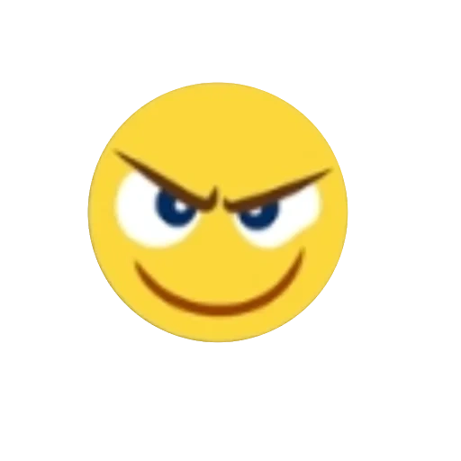 lächeln ist wütend, das sind emoticons, böser smiley, lustige emoticons, ein unzufriedener emoticon