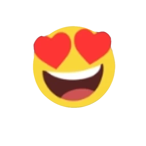 emoticon di emoticon, love emoji, faccina sorridente in polvere, emoticon faccina sorridente, sostituisci il sorriso degli occhi con il tuo cuore