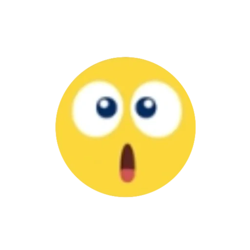 emoji, smiley, emoji terkejut, smiley terkejut, kejutan emosi yang tersenyum