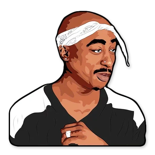 capucha todavía, tupac shakur, 2pac dibujos animados