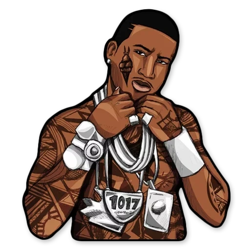 paquete, instalación, arte de gucci mane