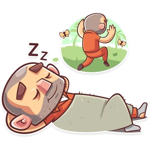 gift, bad victor, funny sleeping