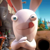 coniglio rabbioso, coniglio pazzo, attacco di coniglio affamato, invasione di conigli rabbiosi, mad rabbit invasion animation series
