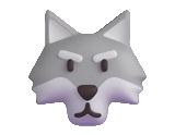 emoji wolf, wolf emoji, emoji wolf, emoji raccoon