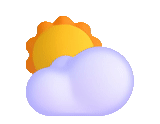 le nuvole, icona della nuvola, emoticon cloud, simboli di nuvola, emoticon cloud sun