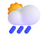 hermala, cloud, emoji, expression sun, variable cloud cover icon