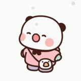 chibi, lovely anime, the drawings are cute, kawaii panda brownie, dear drawings are cute