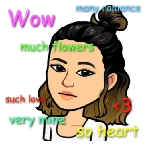 manusia, wanita muda, christine, orang bitmoji, tutor kimia