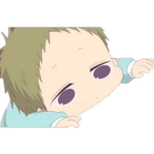 bild, kawai anime, der süße anime, anime charaktere, kotaro anime baby