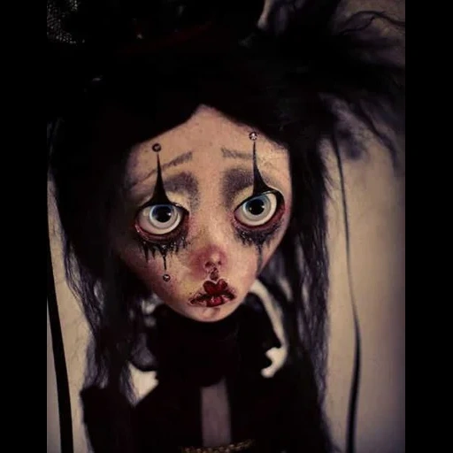 boneka, blitz doll, boneka menakutkan, blitz monster doll, blaze gotik doll eyes