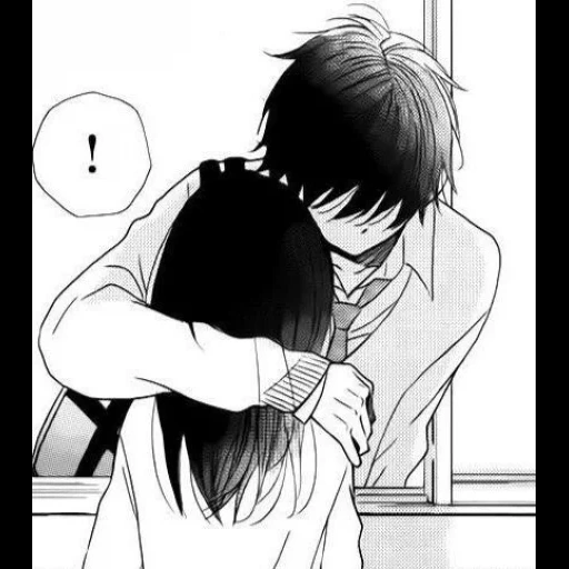 manga, anime couples, anime manga, manga embrace, anime hugs