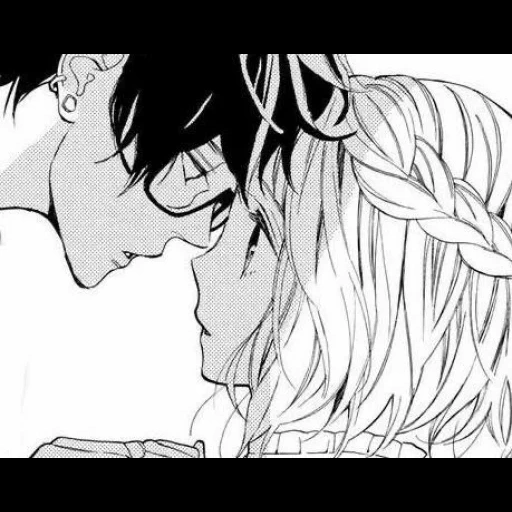 manga, a pair of manga, anime manga, shoujo manga, manga you will never like sempay kiss