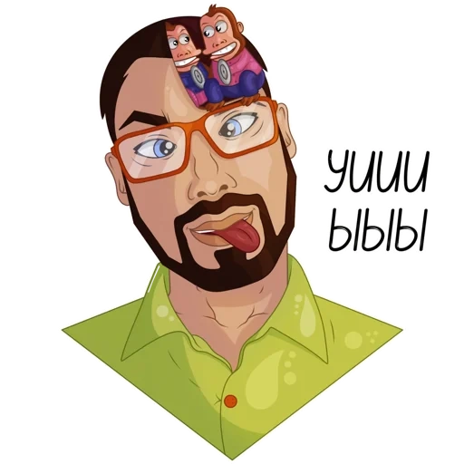 developer, personagem, arte da barba