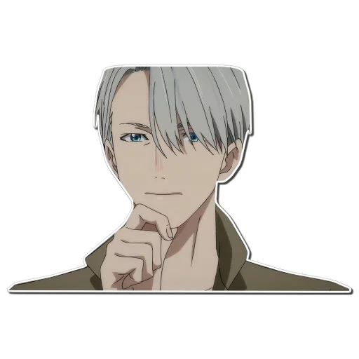 anime characters, victor nikiforov, victor nikiforov without a background, victor vasilievich nikiforov, victor nikiforov anime icon