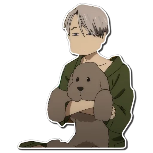 pack, figure, personnages d'anime, nikiforov victor vassilievitch