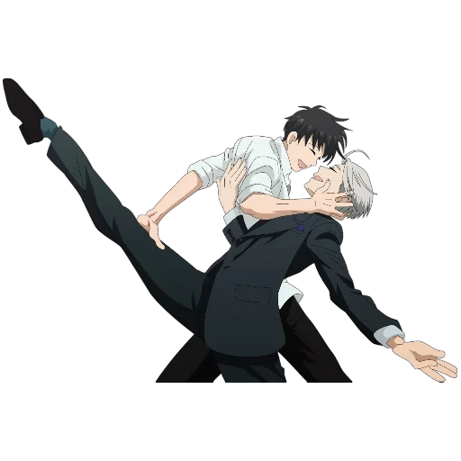 couples d'anime, anime creative, personnages d'anime, yuri victor dance