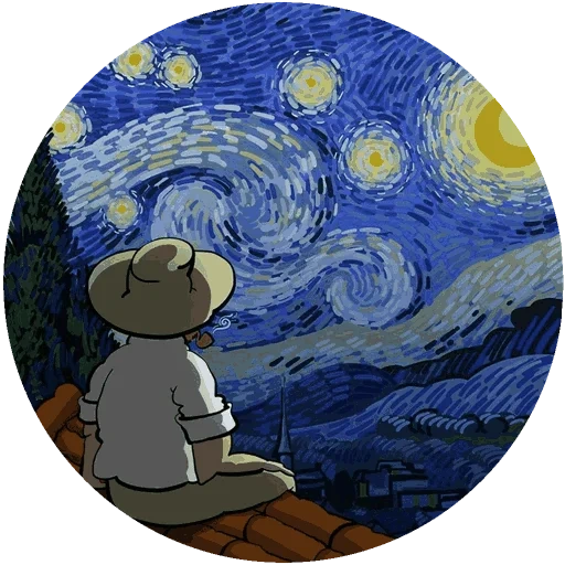 звёздная ночь, винсент ван гог, художник ван гог, starry night van gogh, ван гог звёздная ночь