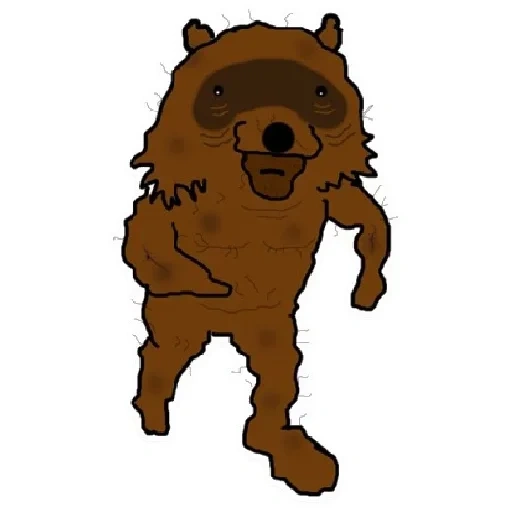 pedobir, miška pedobir, pedobir senza sfondo, unified russian bear pedobir