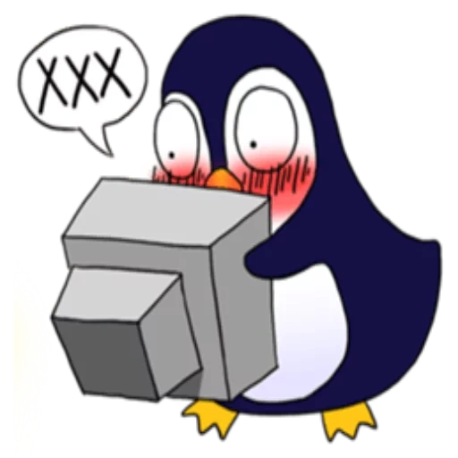 pinguino, pinguino, penguin malvagio, penguin linux, penguin linux