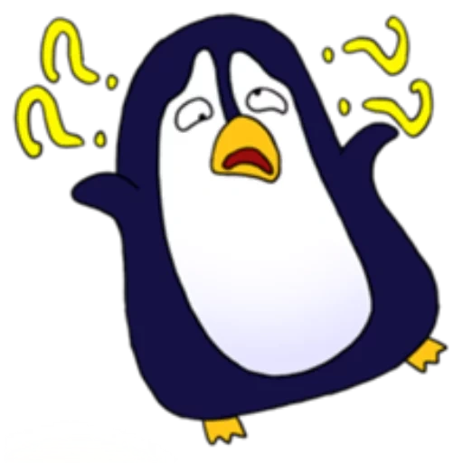 pinguin, pinguin, fröhlicher pinguin, big penguin, nachdenklicher pinguin