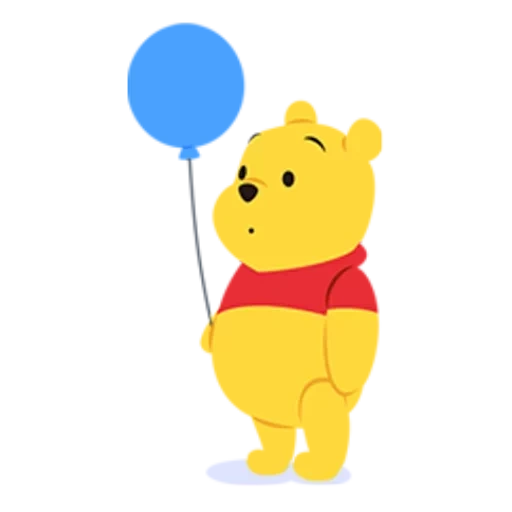 winnie l'ourson, winnie pooh 10, winnie the fluff est une balle, autocollant winnie pooh, personnages winnie pooh