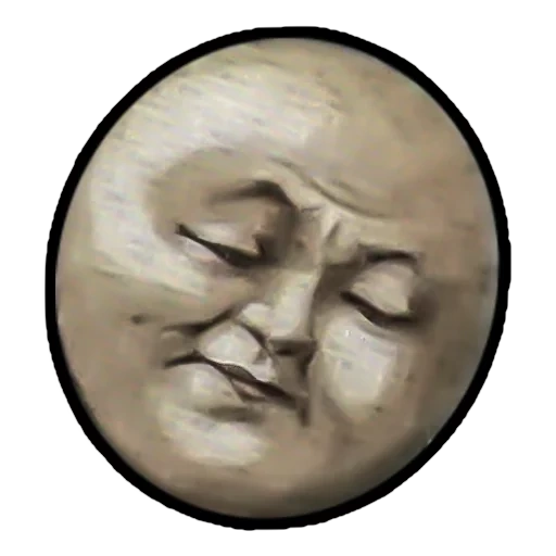 лицо луны, velut luna лицо, азиат, moon, пантикапей монеты